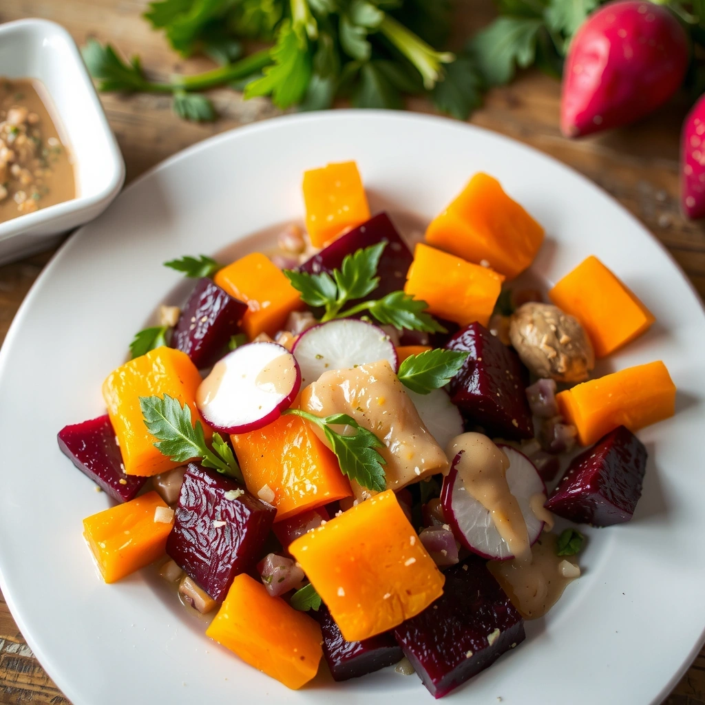Tartare de légumes frais